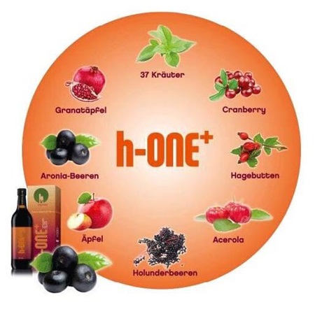 hajoona h-ONE+ Inhaltsstoffe und Ausgesuchte Kräuter