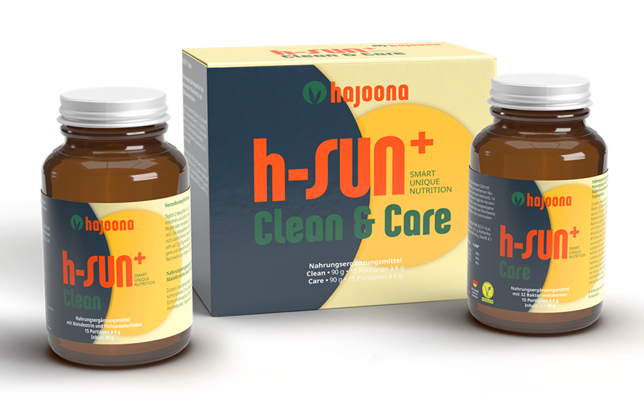 Darmgesundheit mit h_SUN+ clean & care